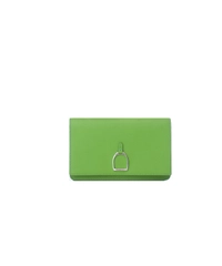 Ralph Lauren Green Vachetta Stirrup Crossbody Bag