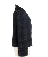 Chanel Black Tweed Boucle Jacket