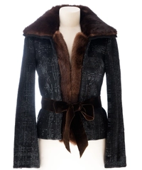 Dolce & Gabbana Blazer in Zwarte Kasjmir