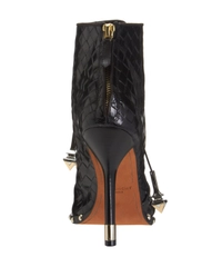 Givenchy Black Woven Lace-Up Ankle Boot