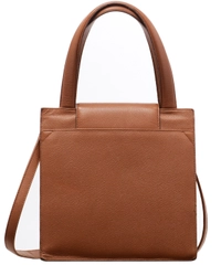 Bvlgari Cognac Leather Handbag