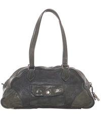Prada Olive Green Leather Bowler Bag