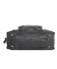 Prada Olive Green Leather Bowler Bag