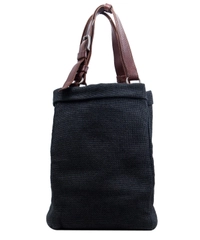 Marni Blue Woven Tote Bag