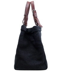 Marni Blue Woven Tote Bag