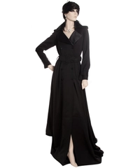 Takada Floor-sweeping Length Tuxedo Trench Coat