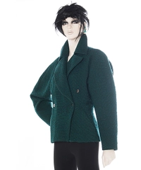 Alaïa Green Wool Fitted Jacket