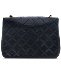 Chanel Black Leather Quilted Shoulder Bag
