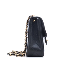 Chanel Black Leather Quilted Shoulder Bag