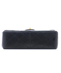 Chanel Black Leather Quilted Shoulder Bag
