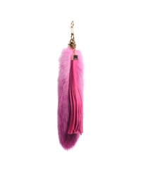 Louis Vuitton Pink Fur Foxy Bag Charm and Key Chain - Limited Edition