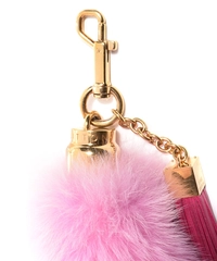 Louis Vuitton Pink Fur Foxy Bag Charm and Key Chain - Limited Edition