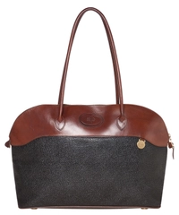 Mulberry 'Tedbury' Tote Bag with Brown Leather Trimmings