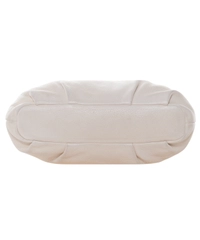 Prada White Leather Pouch Clutch