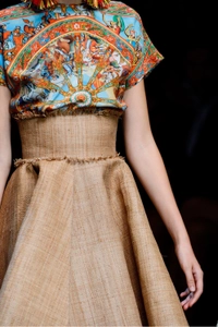 Dolce & Gabbana Raffia Skirt