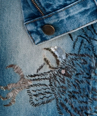 Roberto Cavalli Art Collection Embellished Jeans