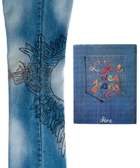 Roberto Cavalli Art Collection Embellished Jeans