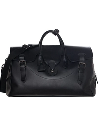 Ralph Lauren Black Leather Cooper Bag