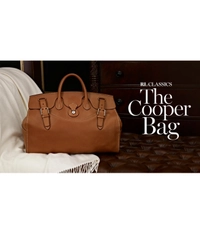 Ralph Lauren Black Leather Cooper Bag | LDV