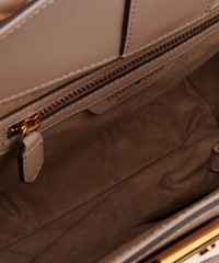 Emporio Armani Nude Boarded Leather Tote Bag