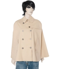 Burberry Cotton Gabardine Trench Cape