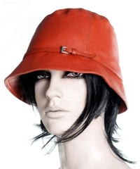Prada Leather Bucket Hat