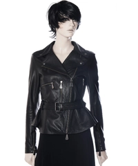 McQ By Alexander McQueen Zwarte Leren Jas