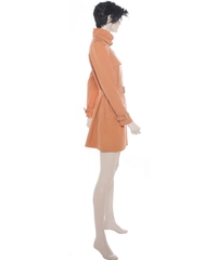 Mulberry Apricot Cotton Trench Coat