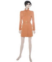 Mulberry Apricot Cotton Trench Coat
