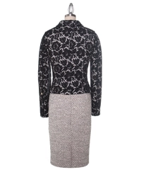 Valentino Black and White Dress Suit