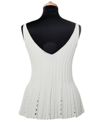 Chanel Pale Green Top with Pearl Buttons