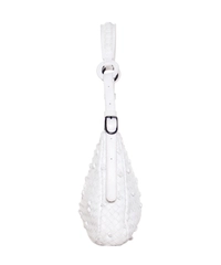 Bottega Veneta White Naruto Knot Hobo Bag