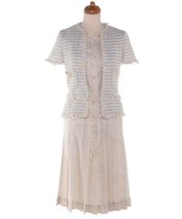 Chanel Silk Tweed Jacket Style Dress 05C
