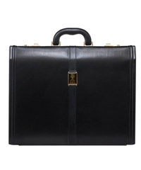 Burberry Black Leather Briefcase/Attache