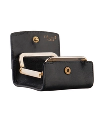 Céline Black Crocodile Leather Coin Purse