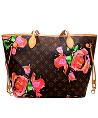 Louis Vuitton Monogram Graffiti Roses Neverfull MM Bag - Limited Edition