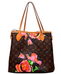 Louis Vuitton Monogram Graffiti Roses Neverfull MM Bag - Limited Edition