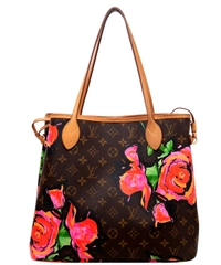 Louis Vuitton Monogram Graffiti Roses Neverfull MM Bag - Limited Edition
