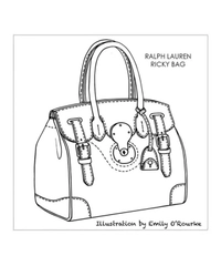 Ralph Lauren Taupe Soft Ricky Bag