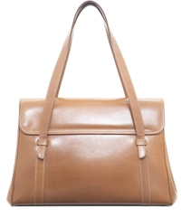Vintage Gucci Brown Leather Shoulder Bag