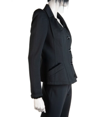 Fall 2005 Christian Dior Runway Black Wool Blazer