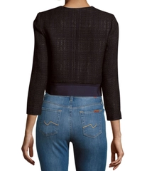 Carolina Herrera Open Front Cropped Jacket
