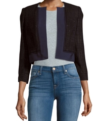 Carolina Herrera Open Front Cropped Jacket