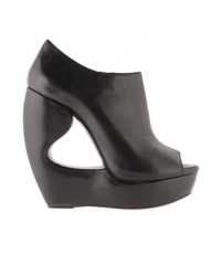 Azzadine Alaïa Cut Out Peep Toe Wedges