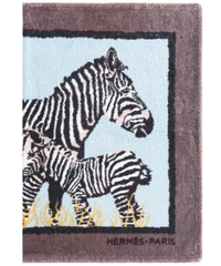 Hermes Zebra Print Towel 65x95