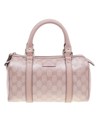 Gucci Rose Crystal Guccissima Leather Small 'Joy Boston' Bag
