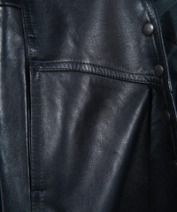 Black Leather Maxi Coat