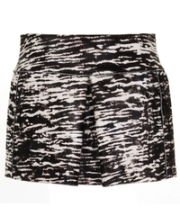 Isabel Marant Baxter Tiger Leather Mini Skirt