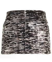 Isabel Marant Baxter Tiger Leather Mini Skirt