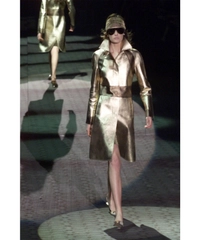 Documented Fall 2000 Tom Ford for Gucci Runway Leather Coat